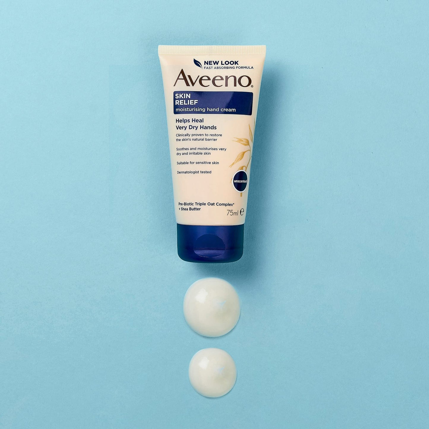 Aveeno Hand Cream Skin Relief Moisturizing, 75 ml