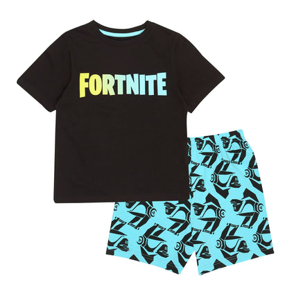 Popgear Boy's Fornite Twin Pack Bundle T-shirt Kids 1234 pajama-sets