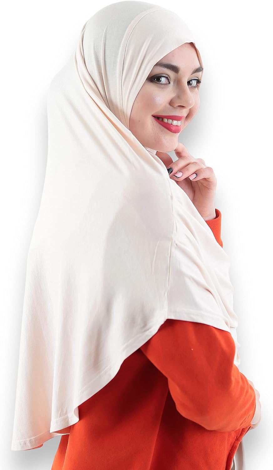 Avanos Easy Wear Soft Hijab for Women, Instant Hijab Long Scarf, Jersey Turbans Prayer Muslim Abayas Dress Clothes Jilbab