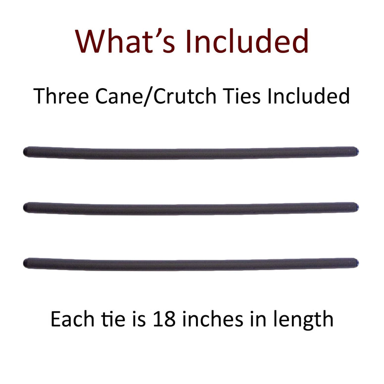 Crutcheze Cane Holder 3 Pack - Holds Canes Within Reach - Walking Stick Holder - Crutches & Cane Accessories - Reacher Grabber Holder - Walker Accessory