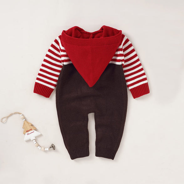 VICROAD Newborn Baby Romper Christmas Jumper Jumpsuit Baby Boys Girls Onesies Outfits Clothing (0-3 Months)
