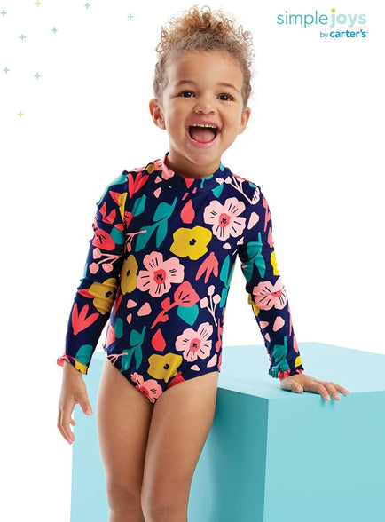 Simple Joys by Carter's Girls' Assorted Rashguard Sets