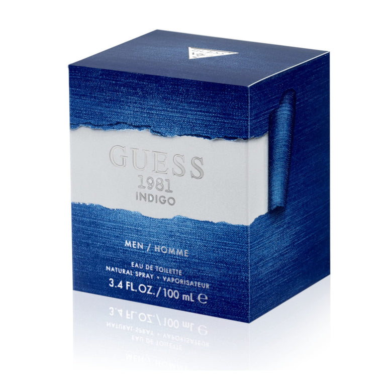 Guess Perfume 1981 Indigo by Guess Eau de Toilette Spray for Men, 100 ml