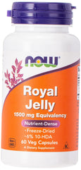 Now Foods Royal Jelly 1500Mg Caps. 60'S Freeze Dried