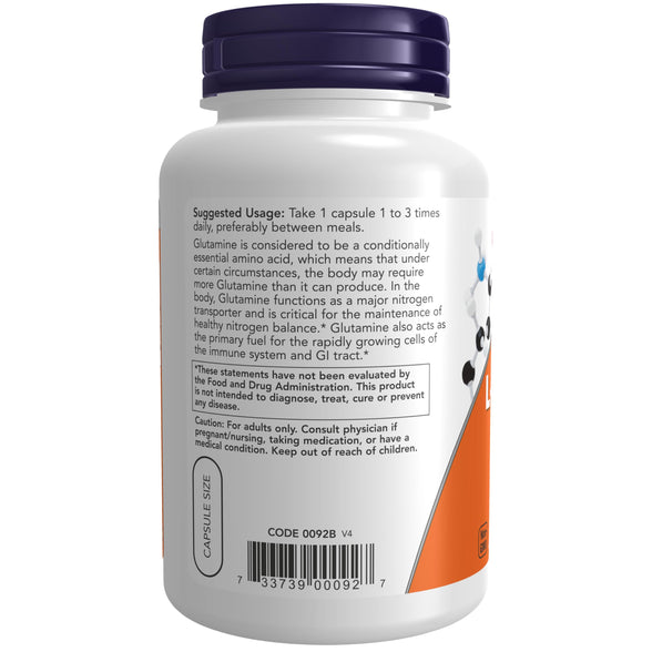 NOW Foods - L-Glutamine 500 Mg. 120 Capsules