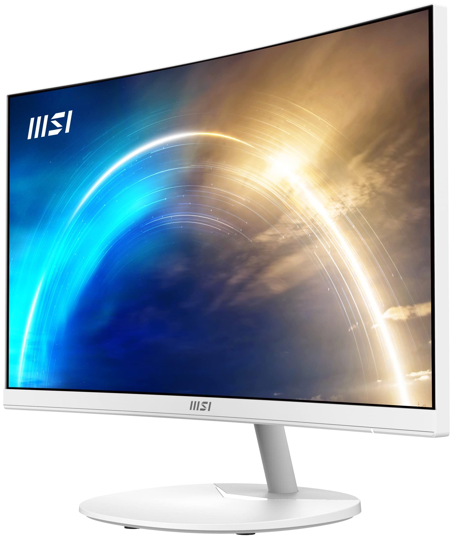 MSI Pro MP241CAW, 27", 1920 x 1080 (FHD), Curved VA, 75Hz, TUV Certified Eyesight Protection, 4ms, Displayport, HDMI, Tilt,White