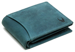 WILDHORN Genuine Leather Hand-Crafted Wallet For Men, Bifold Leather Wallet ,Model-WH1173