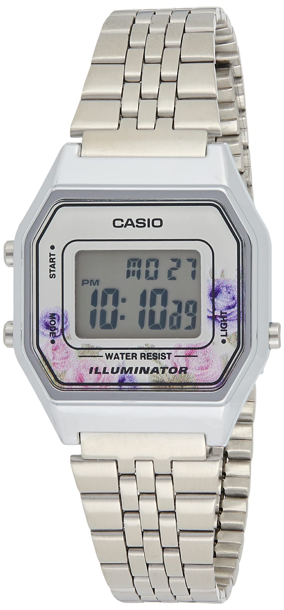 Casio Women's Dial Stainless Steel Band Watch, For Unisex
