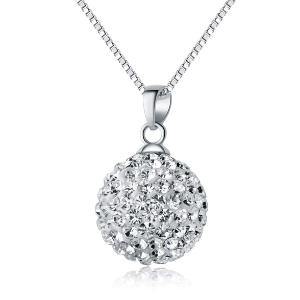 KRUCKEL Shining and Sparkling everday White Gold plated necklace made with Zircon - 5071100
