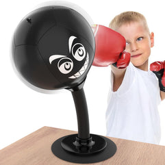 HZG Desktop Punching Bag, Stress Buster with Suction Cup for Office Table and Counters, Heavy Duty Stress Relief Ball, Desk Boxing Punch Ball, Funny Toys for Kids Coworkers and Friends