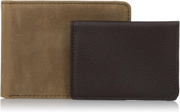 Nocona Men's Basic Distresed Brand Bifold