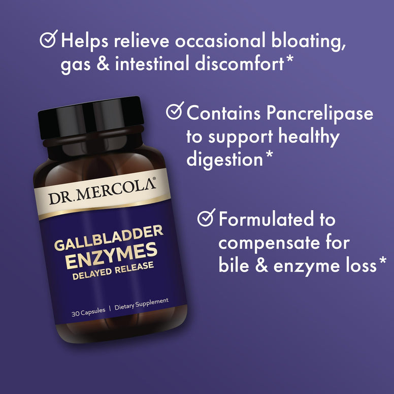 Dr. Mercola - Gallbladder Enzymes 30 Capsules (182110)