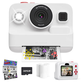 Kids Camera Instant Print, MEETRYE Instant Print Camera for Kids 4-14 Year Old, Christmas Birthday Gifts Digital Camera Toy for 5 6 7 8 9 10 Year Old Girls Boys Toddlers