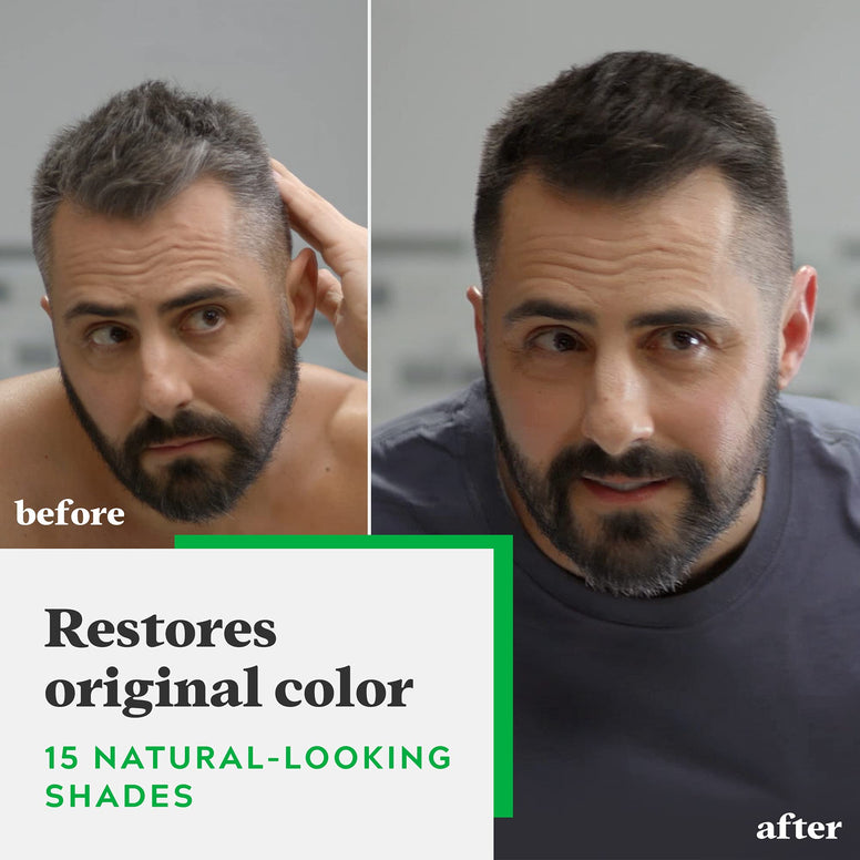 Just For Men Shampoo-In Hair Color Darkest Brown H-50 For Men 1 Application