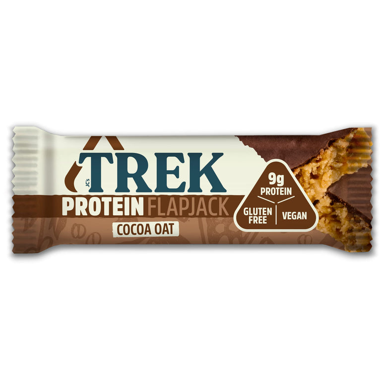 TREK Protein Oat bar - Cocoa Oat - Plant-based power - Gluten Free - 50g x 3 bars