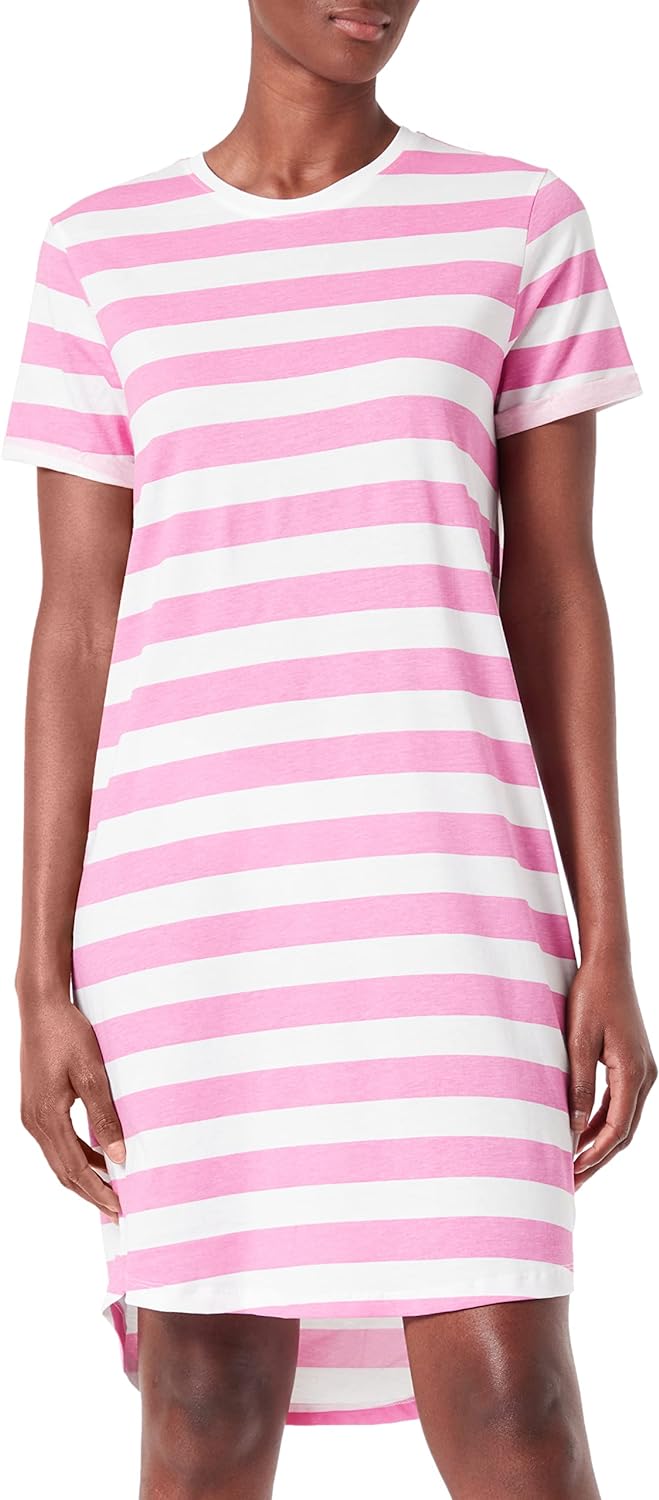 Only Women's Onlmay S/S Stripe Dress Jrs Dress