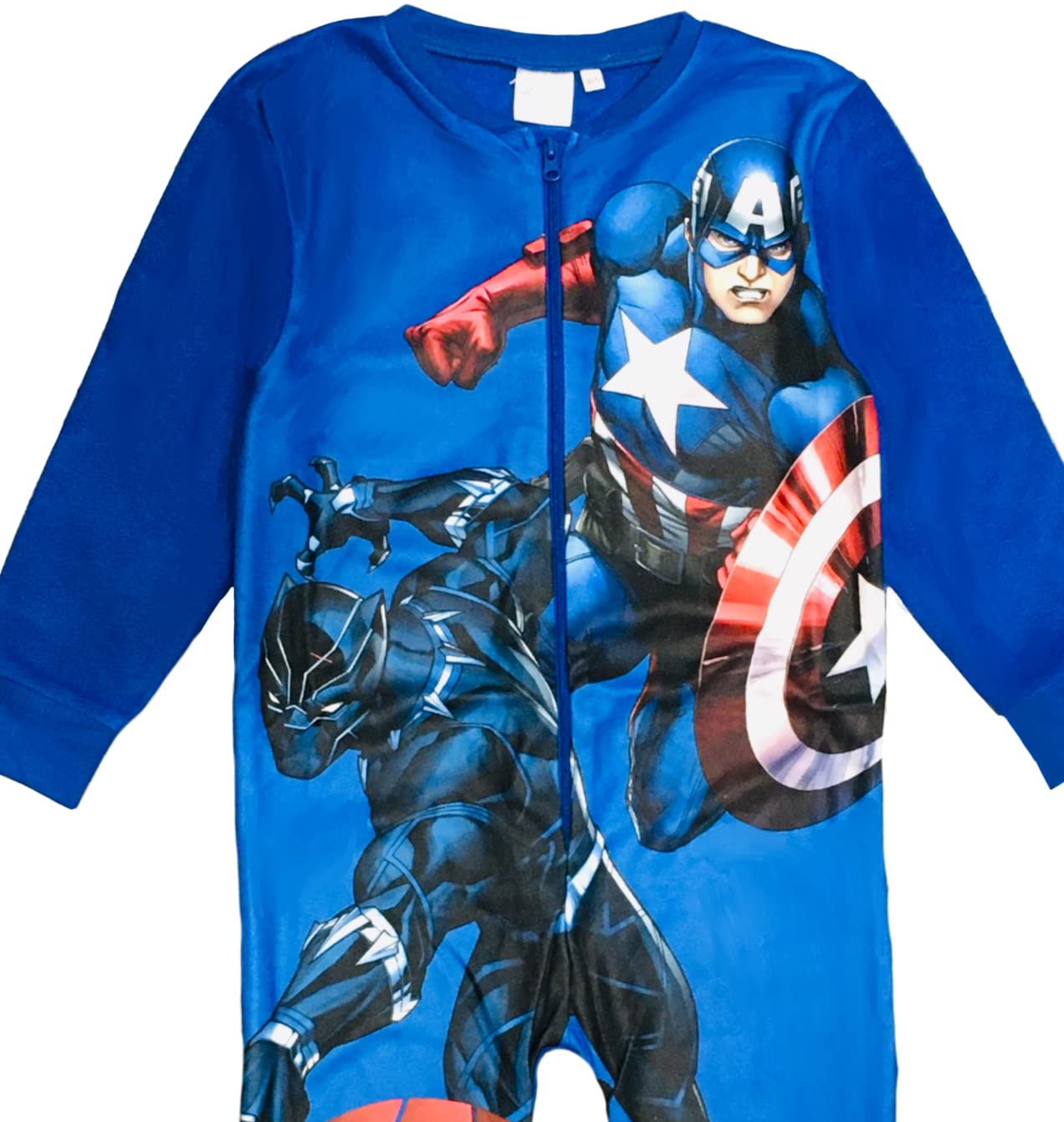 MARVEL Avengers Boys Fleece Onesie All in One Pyjamas Kids Avengers Sleepsuit Onezee 9-10 Years