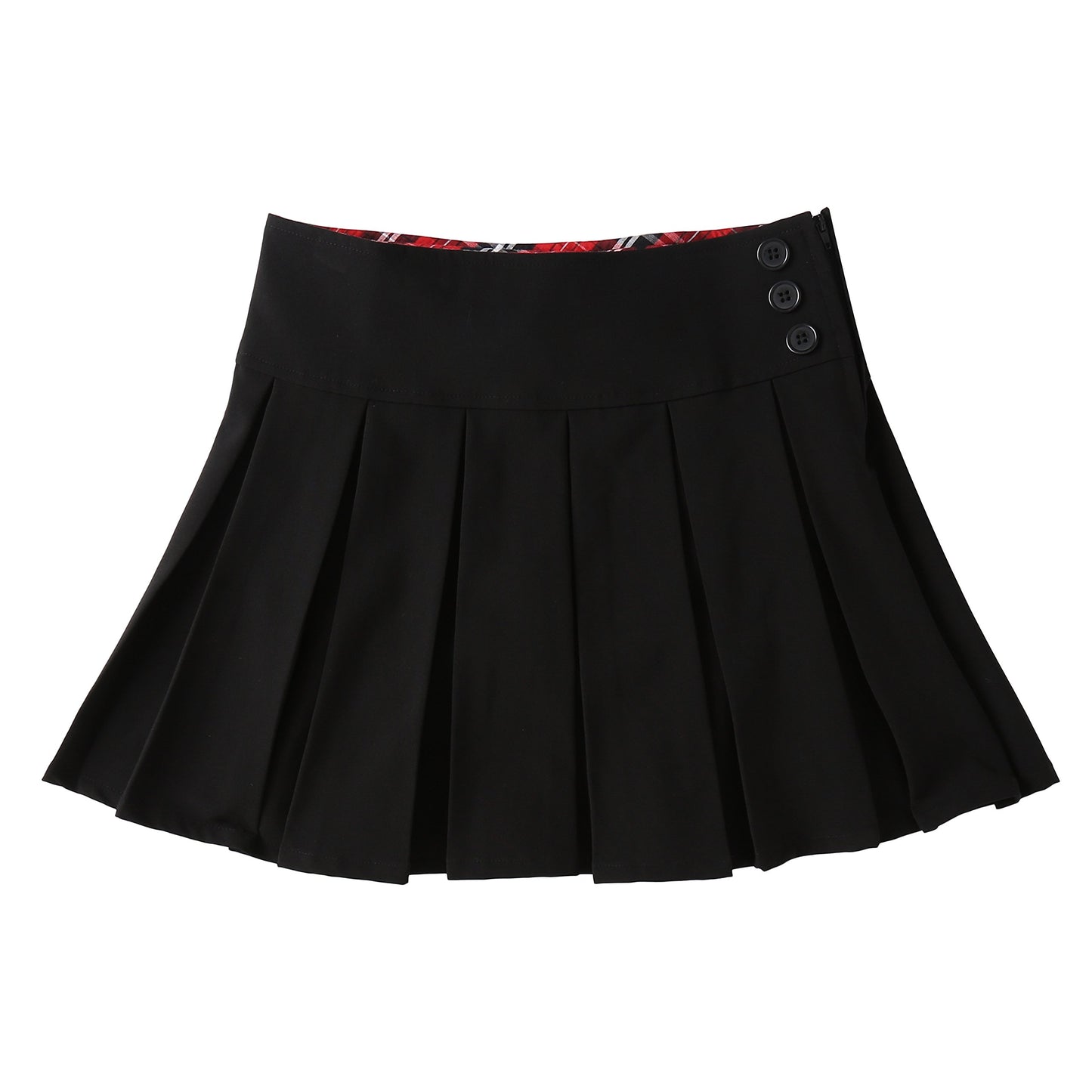 Bienzoe Girls Skirt Girl's Pleated Hem School Uniform Dance Skirt