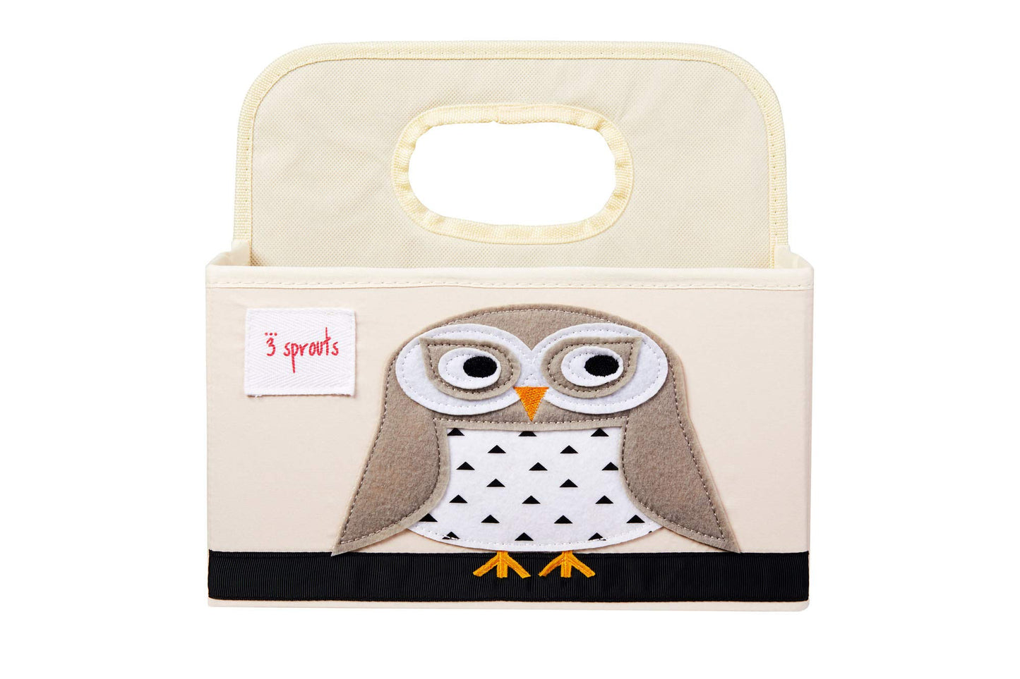 3 Sprouts Baby Diaper Caddy - Organizer Basket for Nursery, OWL