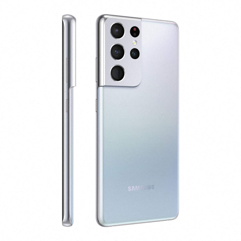Samsung Galaxy S21 Ultra 5G Smartphone SIM Free Android Mobile Phone Phantom Silver 256GB