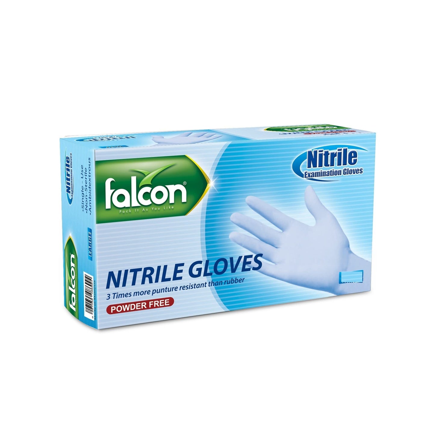 Falcon Nitrile Gloves - 100 Pieces