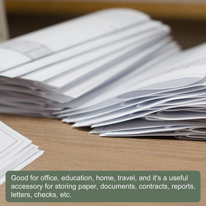 YOKIVE 10 Pack String Envelope File Folder, String Tie Closure Paper Pocket Folders | Letter Size Bills Files Organizer for Office(Brown, A5)