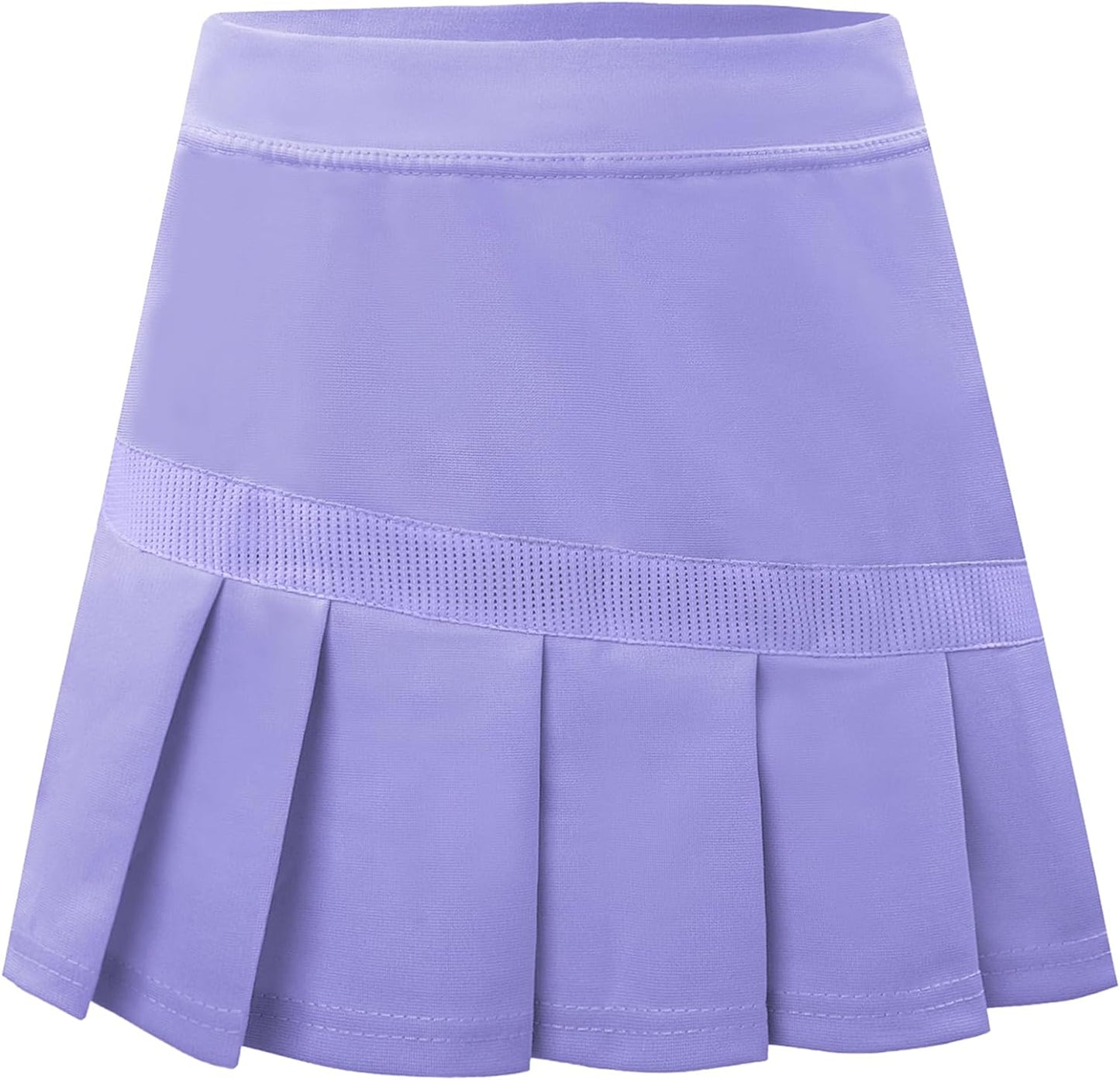 EXARUS Girls Tennis Skirts Pleated with Pockets Golf Sports Skort Shorts for Kids Athletic Activewear