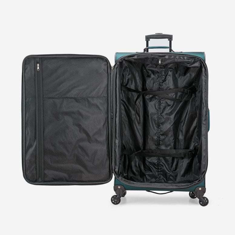 U.S. Traveler Aviron Bay Expandable Softside Luggage with Spinner Wheels