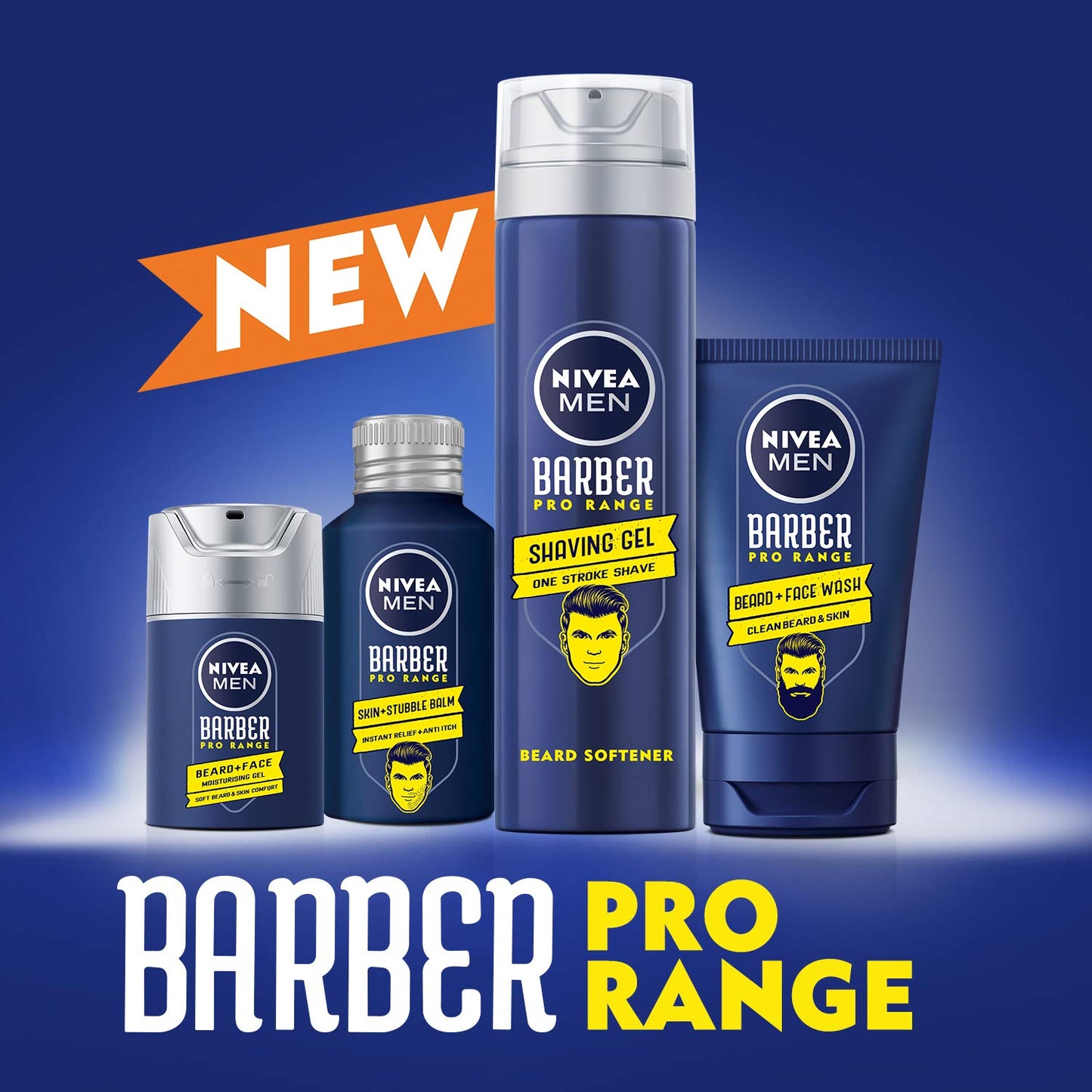 NIVEA MEN Beard Balm Moisturising, Barber Pro Range Stubble Softener & Aftershave, 125ml
