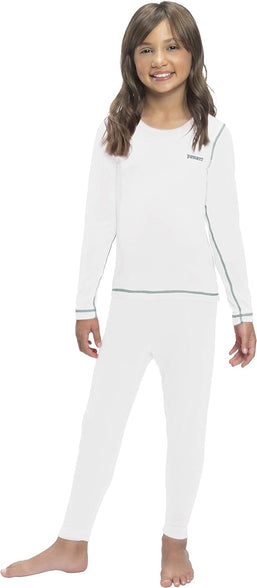 Thermal Underwear for Girls (Thermal Long Johns) Sleeve Shirt & Pants Set, Base Layer w/Leggings Bottoms Ski/Extreme Cold