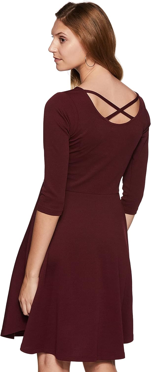 Miss Olive Women's Skater Knee-Long Dress