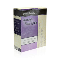 Lavender Neck Wrap - Hot or Cold Muscle Therapy Treatment of Strain & Pain for Aromatic Relaxation & Natural Tension Relief