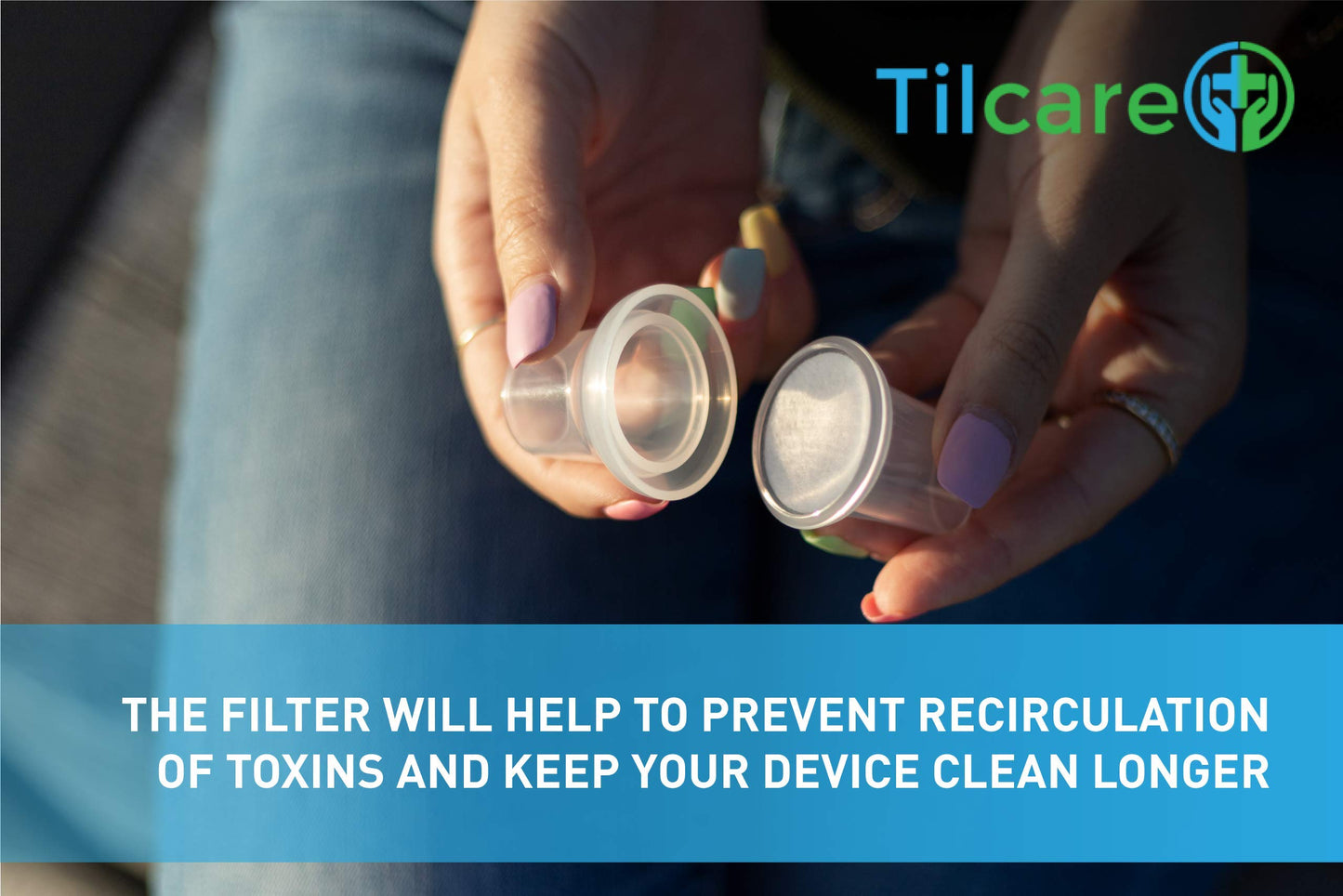 Bacterial & Viral Filters Kit for Mucus Relief Cleanser & Lung Expansion Exerciser by Tilcare - Cough Assist Filter - Cleanses the air to Aid with Therapy and keeps your device clean -10 filters added