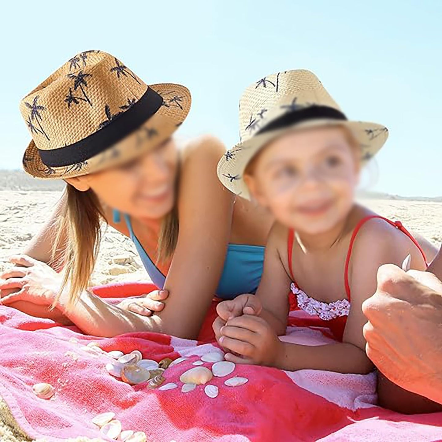 THE WHITE SHOP Accessory Adult Luau Fedora Hat-Beiqe