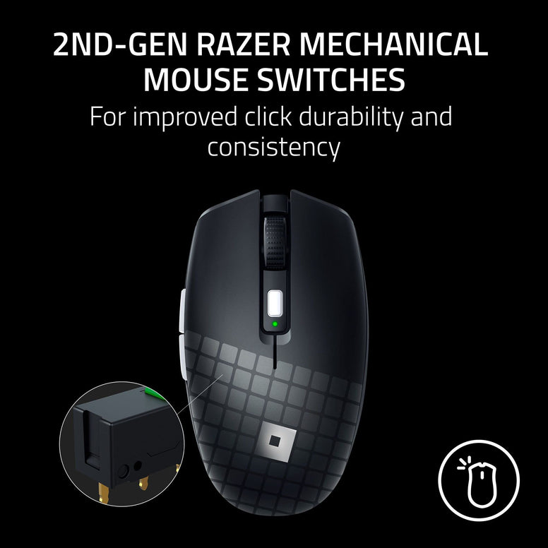 Razer Orochi V2 Roblox Edition, Wireless Gaming Mouse, Ultra Lightweight, 2 Wireless Modes, Up to 950 Hours of Battery Life, Mechanical Mouse Switches, 5G Advanced 18K DPI Optical Sensor - Black