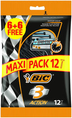 BIC Pick Shaver 3 Blade Action 8 + 4 Bean Action3