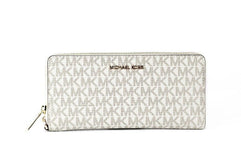 Michael Kors Women's Jet Set Travel Wallet, Vanilla, One size