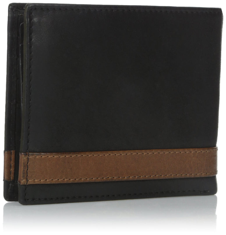 Fossil Men's Neel Leather Large Coin Pocket Bifold Wallet, One size