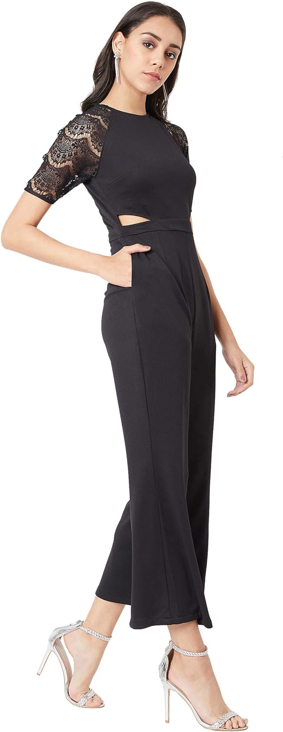 Miss Olive Women's Polyester Jumpsuit (MOAW19D04)