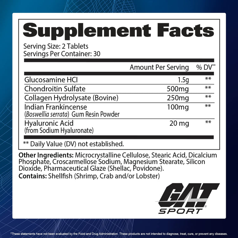 GAT Joint Support Tablets, 60 Count