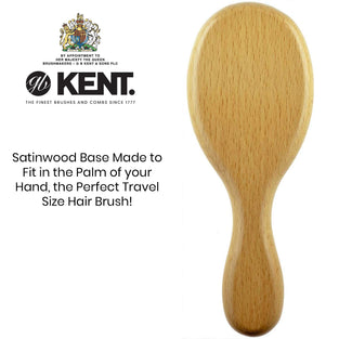 Kent Oval Club Satinwood Black Bristle Brush - OG1 (PACK OF 1)