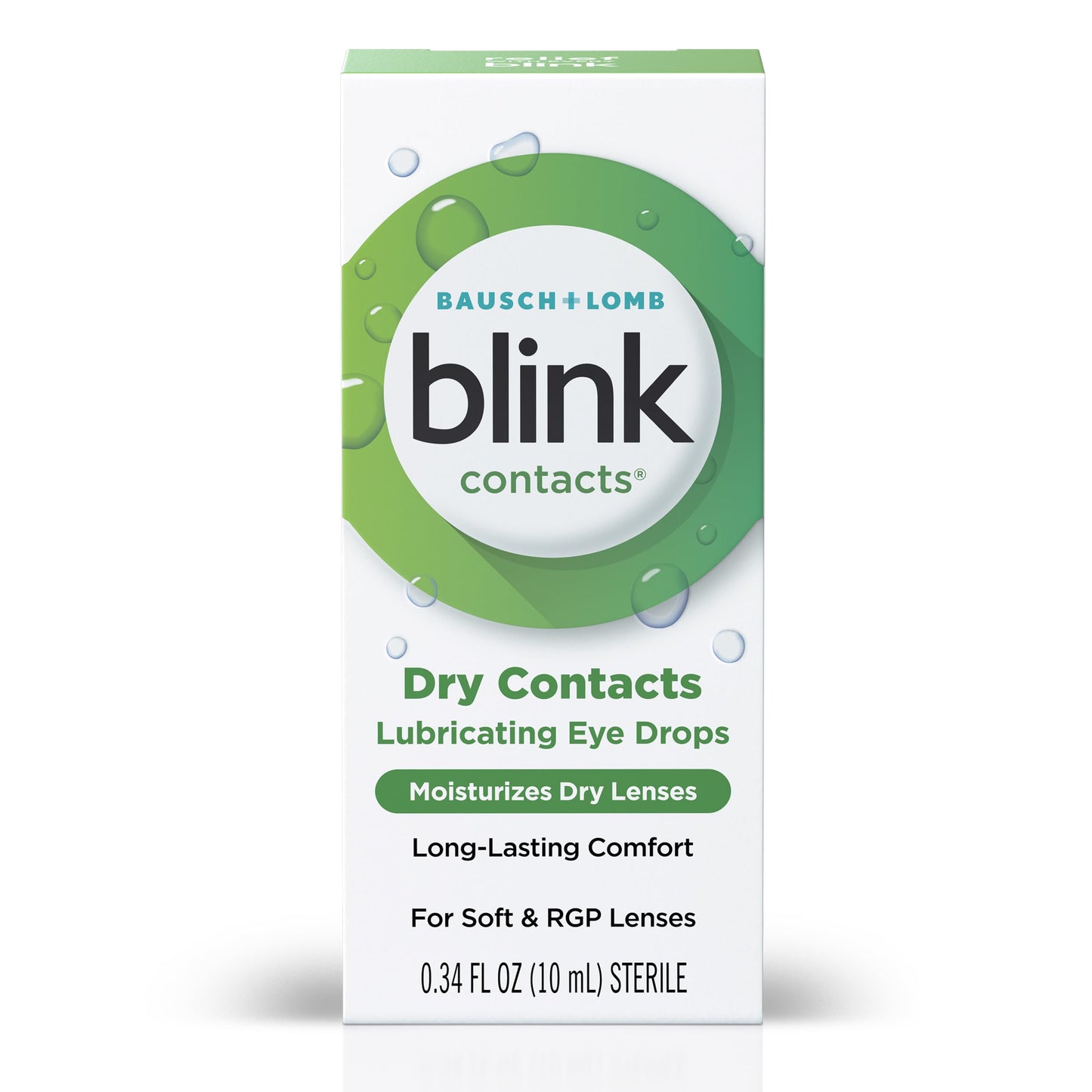 AMO Blink Contact Lubricant Eye Drops for Soft and RGP Lenses, 0.34 Ounce Box