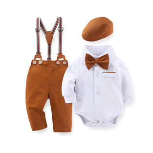 Hresadio Baby Boys Suit Suit - Dress Set 0-3M