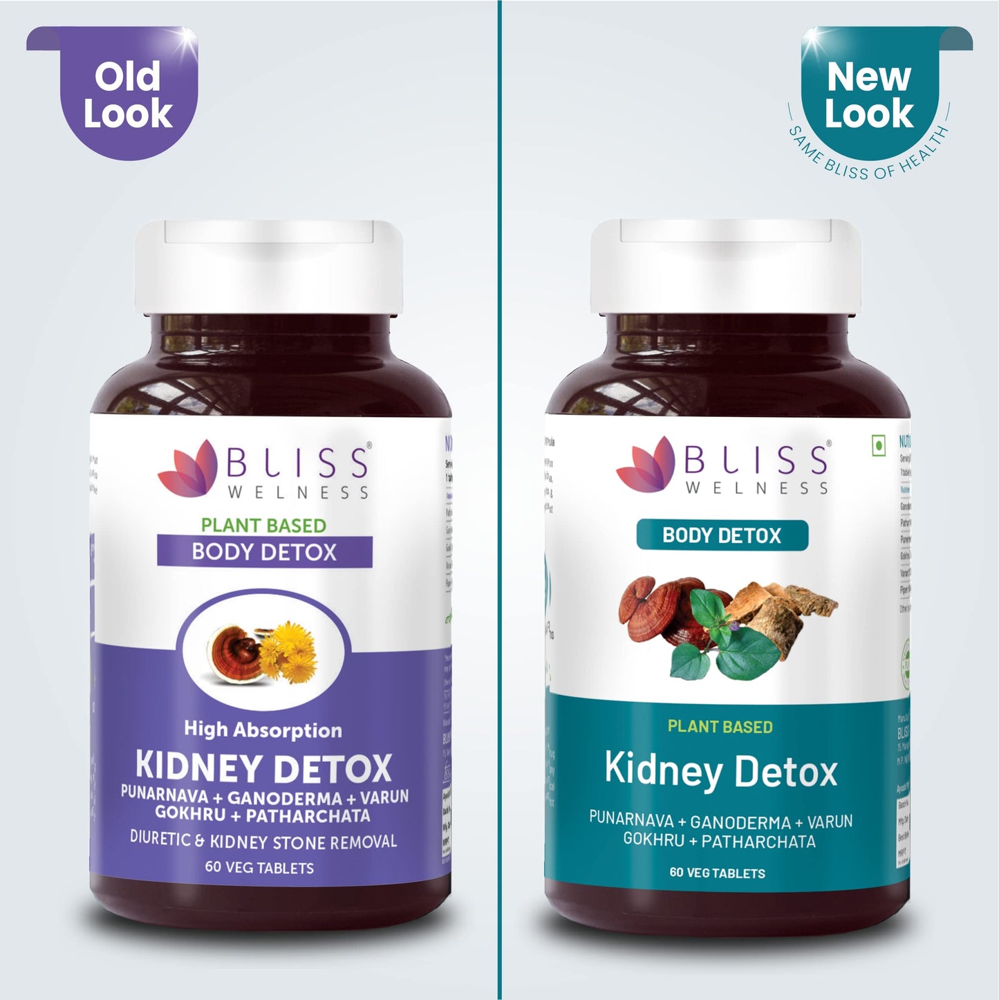 Bliss Welness Kidney Detox - 60 Tablets