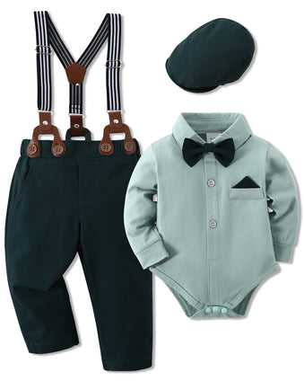 WESIDOM baby-boys Zm13 baby boy easter outfit 3-6 Months