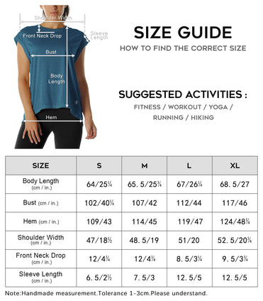 icyzone Open Back Workout Top Shirts - Yoga t-Shirts Activewear Exercise Tops for Women(Pack of 2)