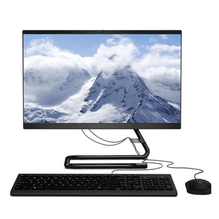 Lenovo IdeaCentre A340 21.5 Inch FHD Desktop PC - (Intel Core i3, 4 GB RAM, 1TB HDD, Windows 10 Home) - All-in-One Computer, Wired Mouse and Keyboard (Black)
