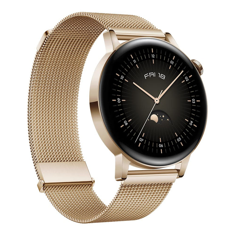 Huawei Watch GT 3 (42mm) GPS + BLUETOOTH Smartwatch - Light Gold