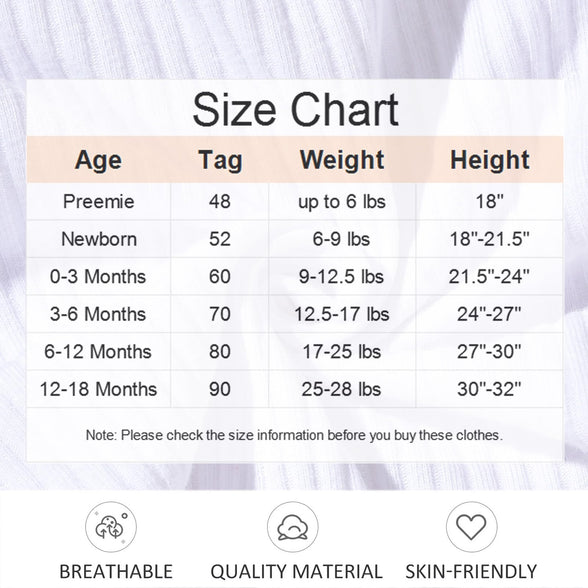 fioukiay Preemie Newborn Baby Girl Clothes Infant Girl Solid Ribbed Outfits Ruffle Romper and Pants 3PC Clothing Sets 3-6 Months