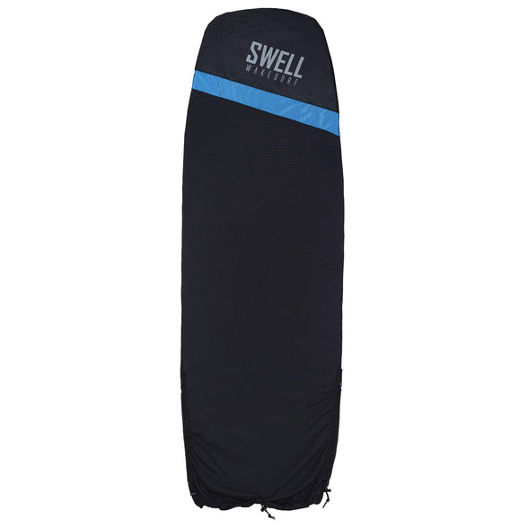 SWELL Wakesurf - Adjustable Length Wakesurf Board Sock with Padded Nose and Pocket - Wakeboard Cover - One Size Fits All Surfboard Bag